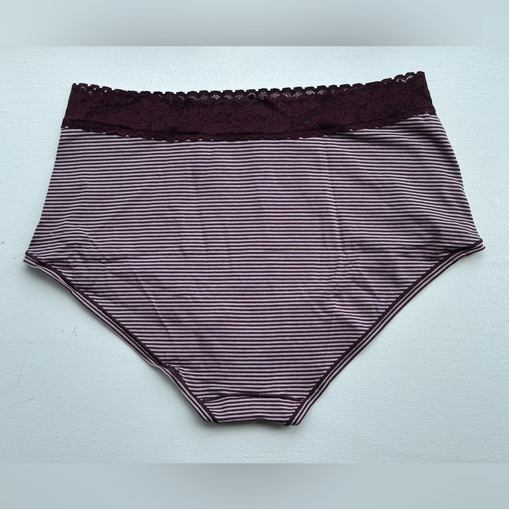 NEW Savage x Fenty Cotton Essentials Lace-Trim Shortie Panty size Large - Picture 10 of 10